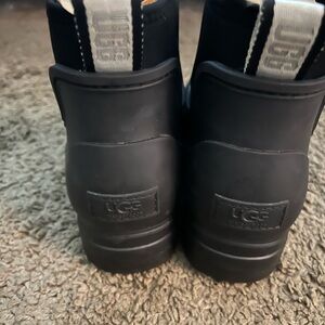 UGG Matte Black Ankle Boots